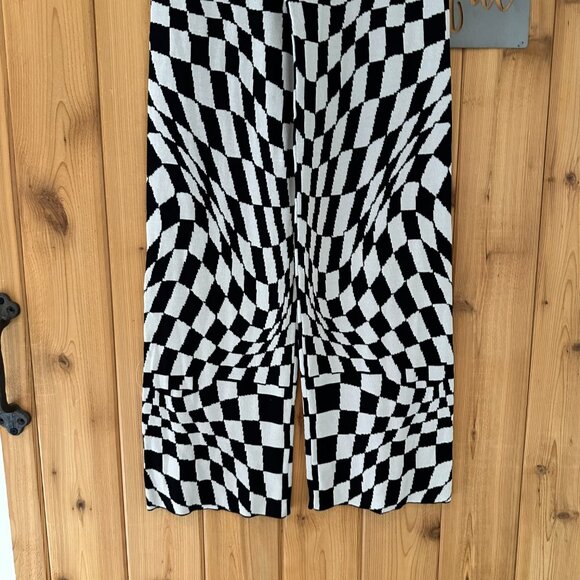 Daydreamer Eclipse Wave Checkered Pant Size Large - Picture 8 of 9